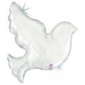 Betallic 34 in. Pearl White Dove Shape Balloon 68511